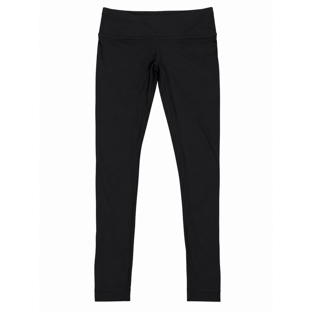 lululemon black mid rise leggings 6 27 in